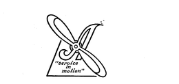 "SERVICE IN MOTION"A trademark