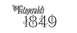 OLD FITZGERALD'S 1849 trademark