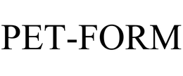 PET-FORM trademark