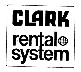 CLARK RENTAL SYSTEM trademark