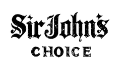 SIR JOHN'S CHOICE trademark