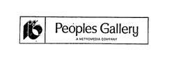 PEOPLES GALLERY PG A METROMEDIA COMPANY trademark