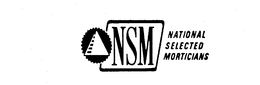 NSM NATIONAL SELECTED MORTICIANS trademark