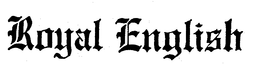 ROYAL ENGLISH trademark