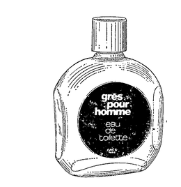 GRES POUR HOMME EAU DE TOILETTE trademark