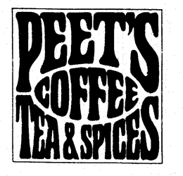 PEET'S COFFEE TEA & SPICES trademark
