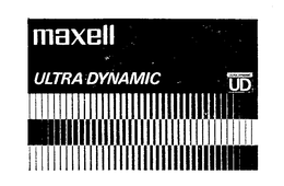 MAXELL ULTRA DYNAMIC UD trademark