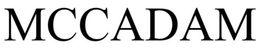 MCCADAM trademark