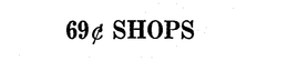 69 SHOPS trademark
