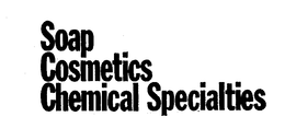 SOAP COSMETICS CHEMICAL SPECIALTIES trademark