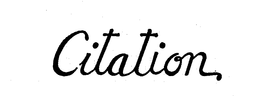 CITATION trademark