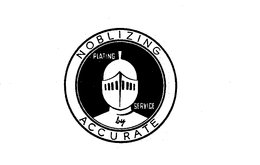 NOBLIZING PLATING SERVICE BY ACCURATE trademark