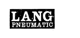LANG PNEUMATIC trademark