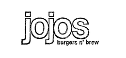 JOJOS BURGERS N' BREW trademark
