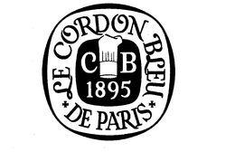 LE CORDON BLEU DE PARIS CB 1895 trademark