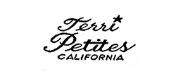 TERRI PETITES CALIFORNIA trademark