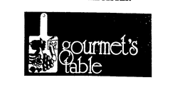 GOURMET'S TABLE trademark