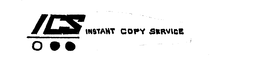 ICS INSTANT COPY SERVICE trademark