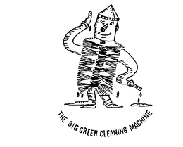 THE BIG GREEN CLEANING MACHINE trademark