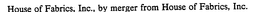 HOUSE OF FABRICS trademark