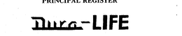 DURA-LIFE trademark