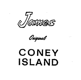 JAMES ORIGINAL CONEY ISLAND trademark