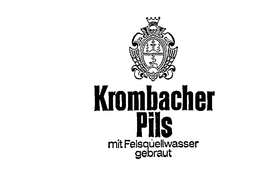 KROMBACHER PILS MIT FELSQUELLWASSER GEBRAUT trademark