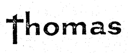 THOMAS trademark