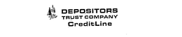 DEPOSITORS TRUST COMPANY CREDITLINE trademark