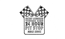 FACTORY AUTHORIZED THERMO KING 24 HOUR PIT STOP MOBILE SERVICE trademark