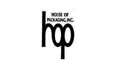 HOUSE OF PACKAGING, INC.  HOP trademark