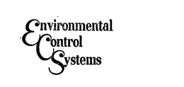 ENVIRONMENTAL CONTROL SYSTEMS trademark