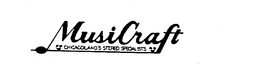 MUSICRAFT CHICAGOLAND'S STEREO SPECIALISTS trademark