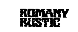 ROMANY RUSTIC trademark