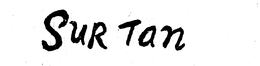 SUR TAN trademark