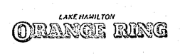 LAKE HAMILTON ORANGE RING trademark