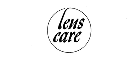LENS CARE trademark