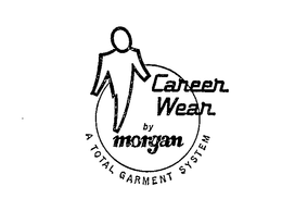 CAREER WEAR BY MORGAN A TOTAL GARMENT SYSTEM trademark