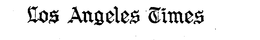 LOS ANGELES TIMES trademark