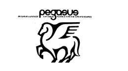 PEGASUS LUGGAGE THE GREAT SHAPES FOR THE GREAT ESCAPES trademark