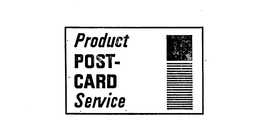 PRODUCT POST-CARD SERVICE trademark