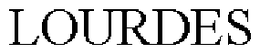 LOURDES trademark