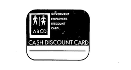 ABCD CASH DISCOUNT CARD trademark