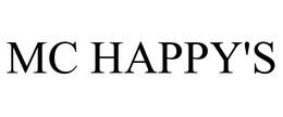 MC HAPPY'S trademark