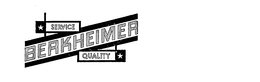 BERKHEIMER SERVICE QUALITY trademark