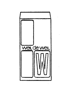 WEIL DE WEIL W trademark