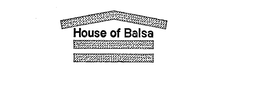 HOUSE OF BALSA trademark