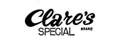 CLARE'S SPECIAL BRAND trademark
