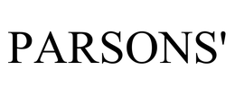 PARSONS' trademark