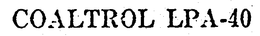 COALTROL LPA-40 trademark
